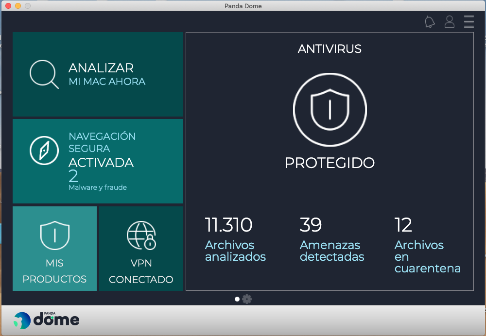 Panda Dome Beta para macOS