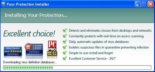 Installation process of YourProtection