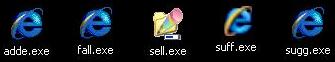 Icons of the executable files