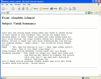 Internet Explorer window displayed by Ketawa.A