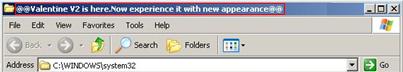 Modified window title