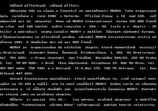 Pantalla mostrada cuando se ejecuta el archivo Iqtest.exe
