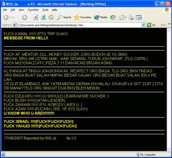 Website that belongs to the file HELP ME!.HTML