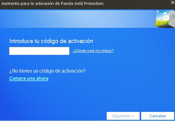 Panda Gold Protection activacion Panda Gold Protection activacion