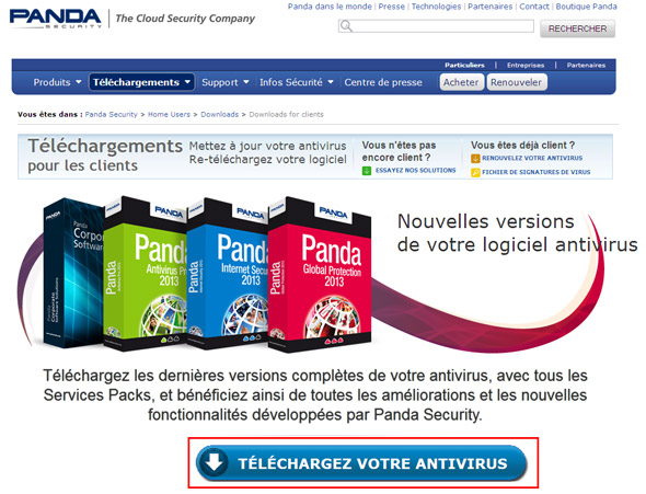 Téléchargement antivirus