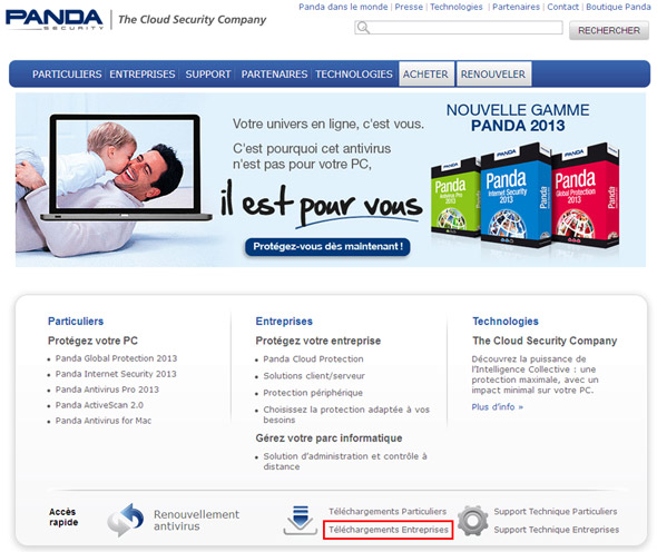 Téléchargement antivirus