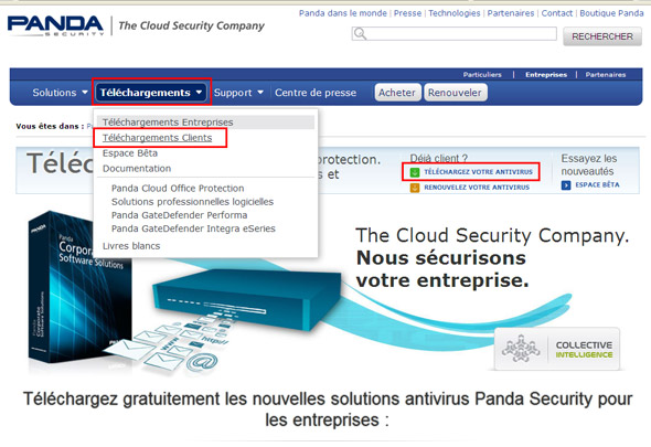 Téléchargement antivirus