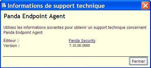 Version de Panda EndPoint Agent