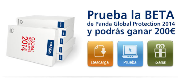 Prueba la beta de Panda Global Protection 2014 y podrás ganar 200€