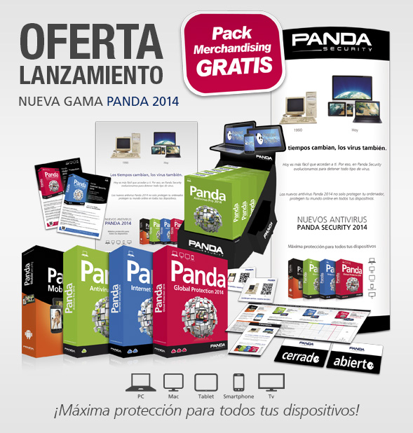 Oferta lanzamiento Nueva gama Panda Antivirus 2014