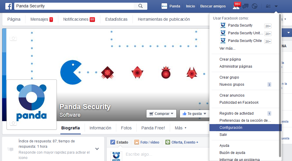 Configuración privacidad Facebook