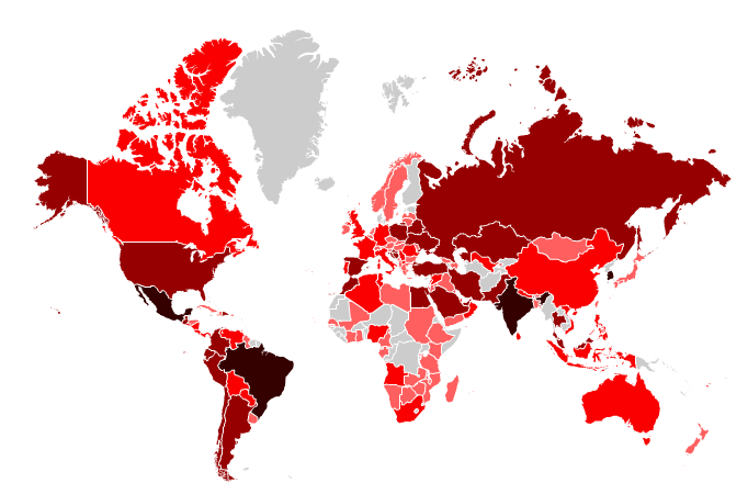 Mariposa Worldm Map