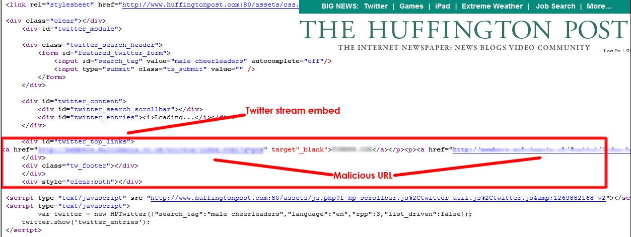 Huffington Post : Promoting a Malware Campaign Huffington Post : Promoting a Malware Campaign