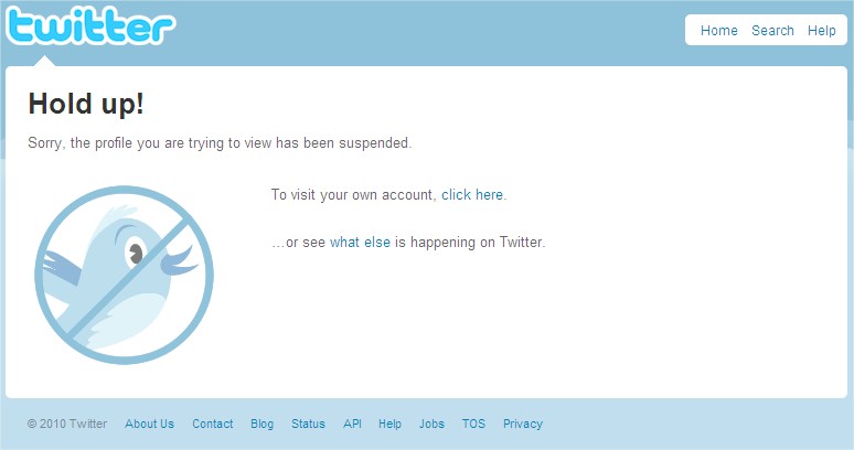 Twitter  Suspended