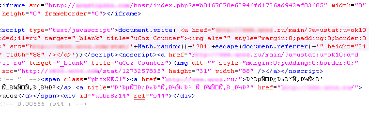 second stage iframe redirection/statistic collection second stage iframe redirection/statistic collection