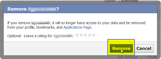 Facebook Application Settings