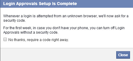 How to Turn on Login Approvals on Facebook