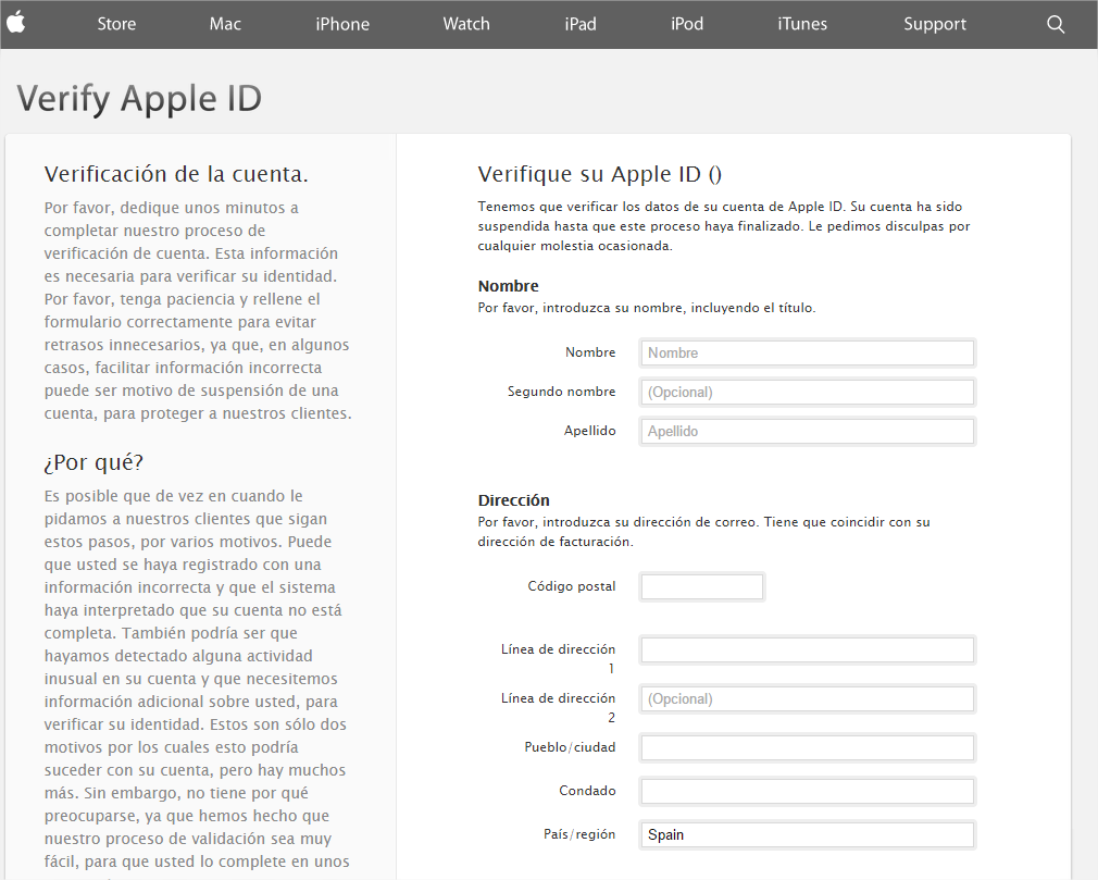 phishing apple ID