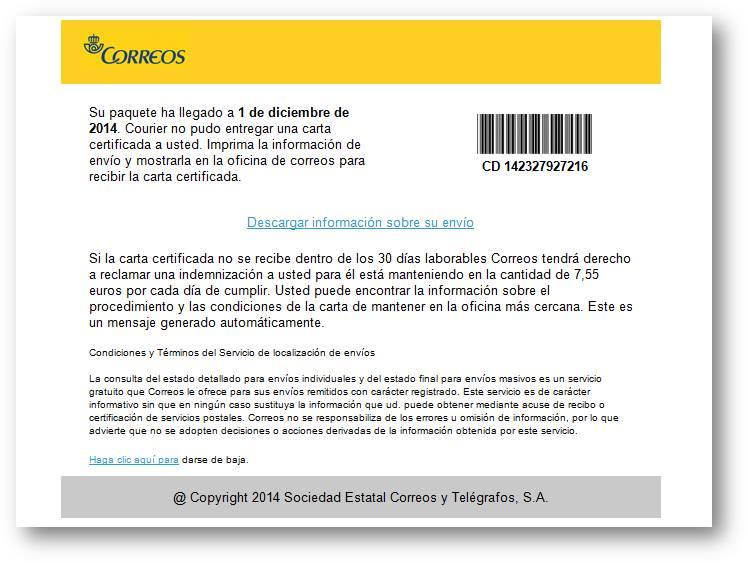 correos ransomware