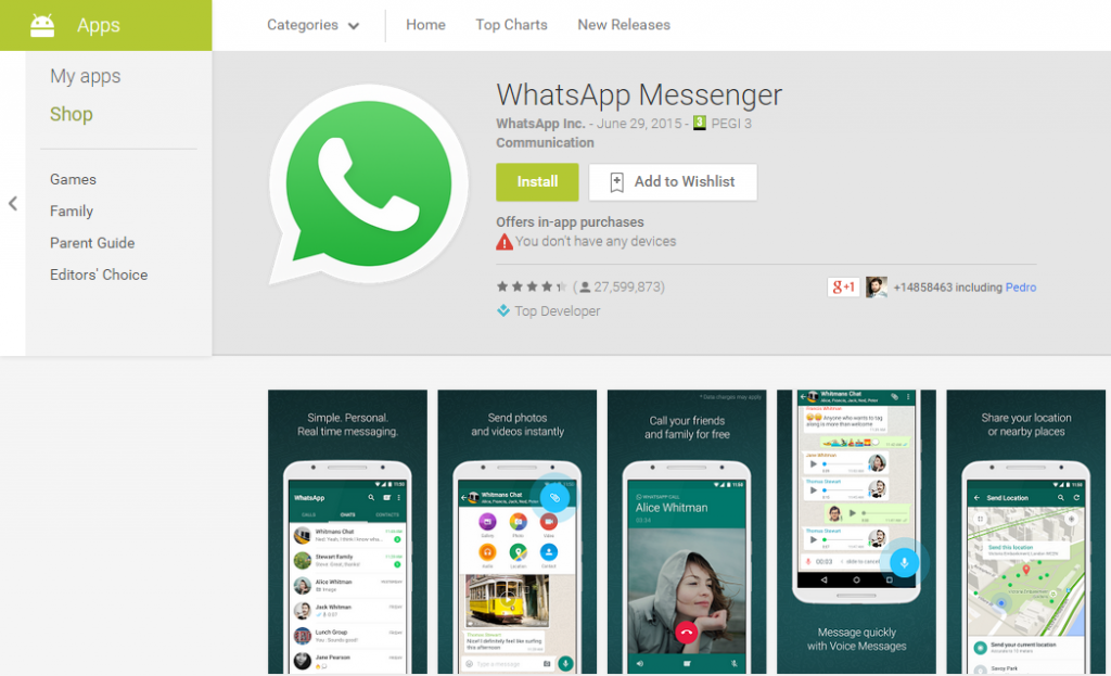 WhatsApp Messenger - Apps en Google Play