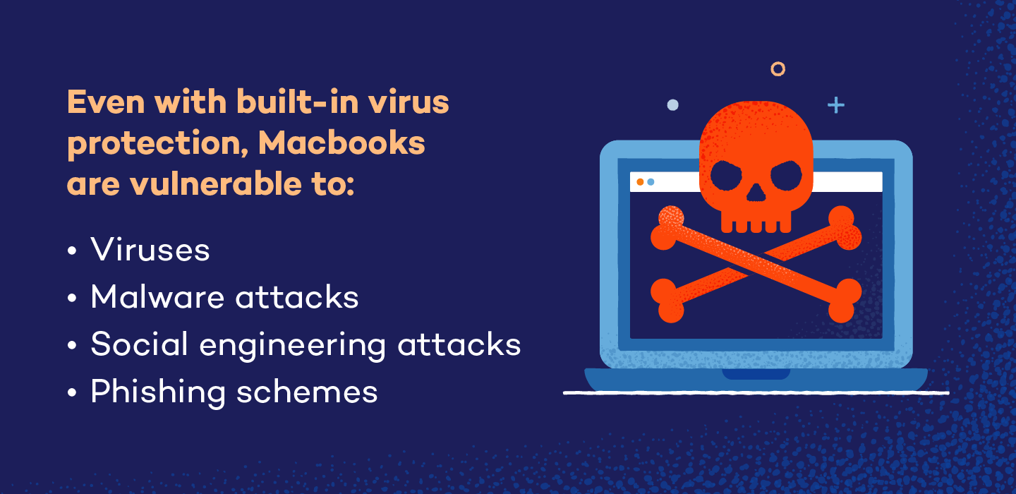 Macbooks are still vulnerable to viruses and other attacks