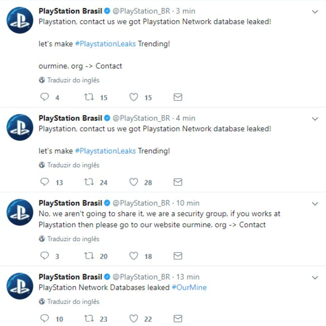 PlayStation social media accounts hacked, PlayStation Network database possibly breached - MSPoweruser