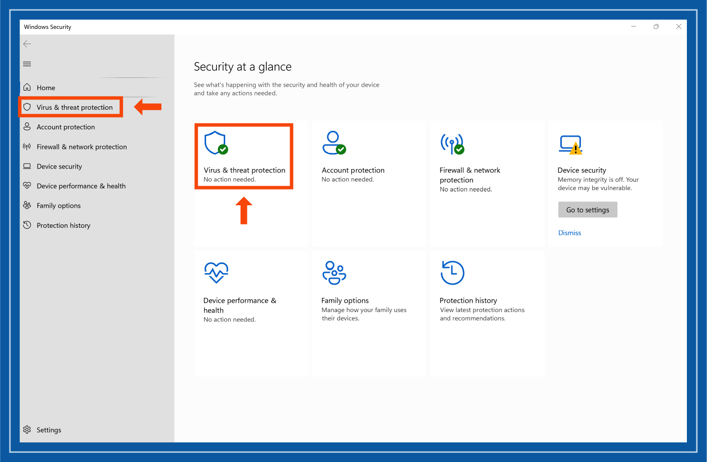 Krok 2 odstranění viru z Windows