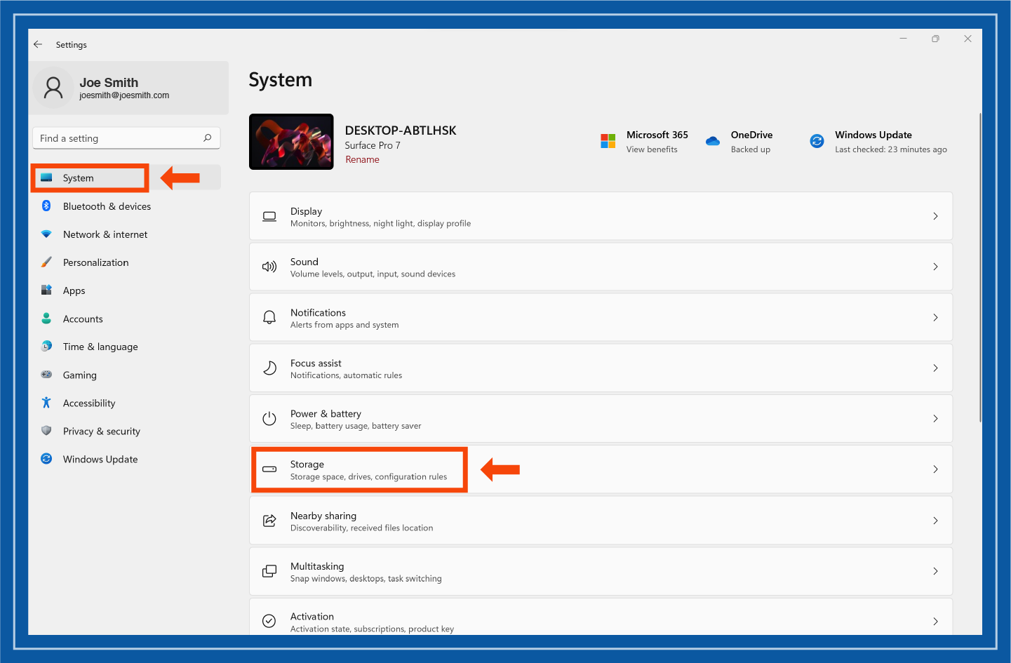 Krok 6 odstranění viru z Windows