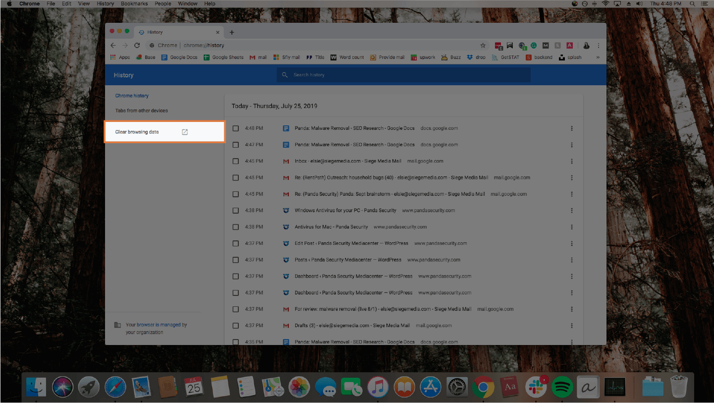 screenshot of getting rid of suspicious browser extensions 