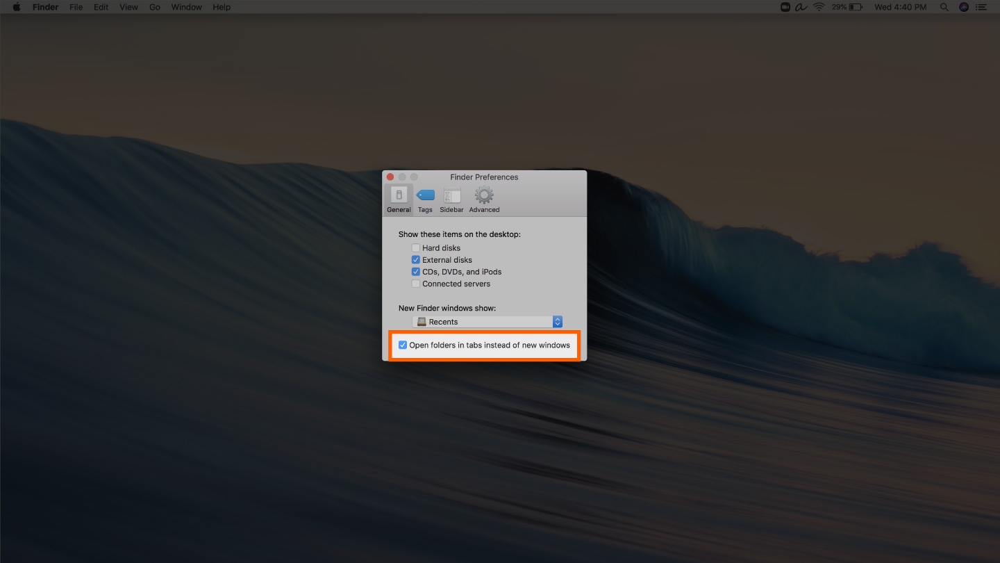 screenshot of how to free up ram on mac device step 1