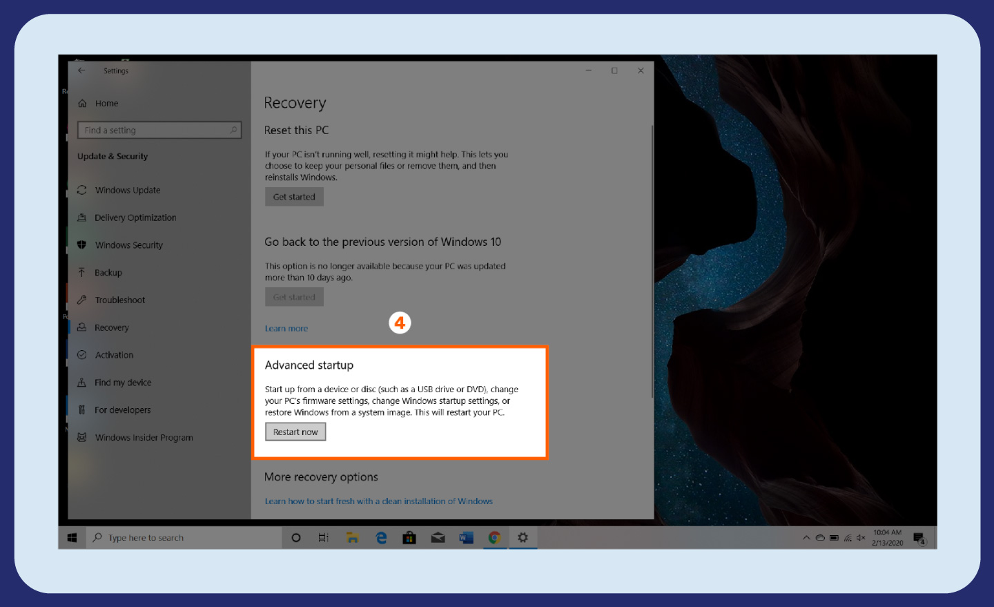 Step 4 to using BIOS/UEFI to check CPU temp