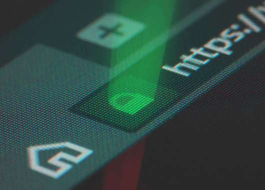 Secure lock with https URL