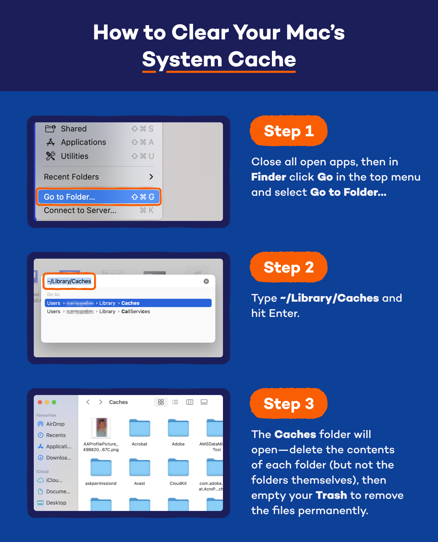How to clear your Mac’s system cache