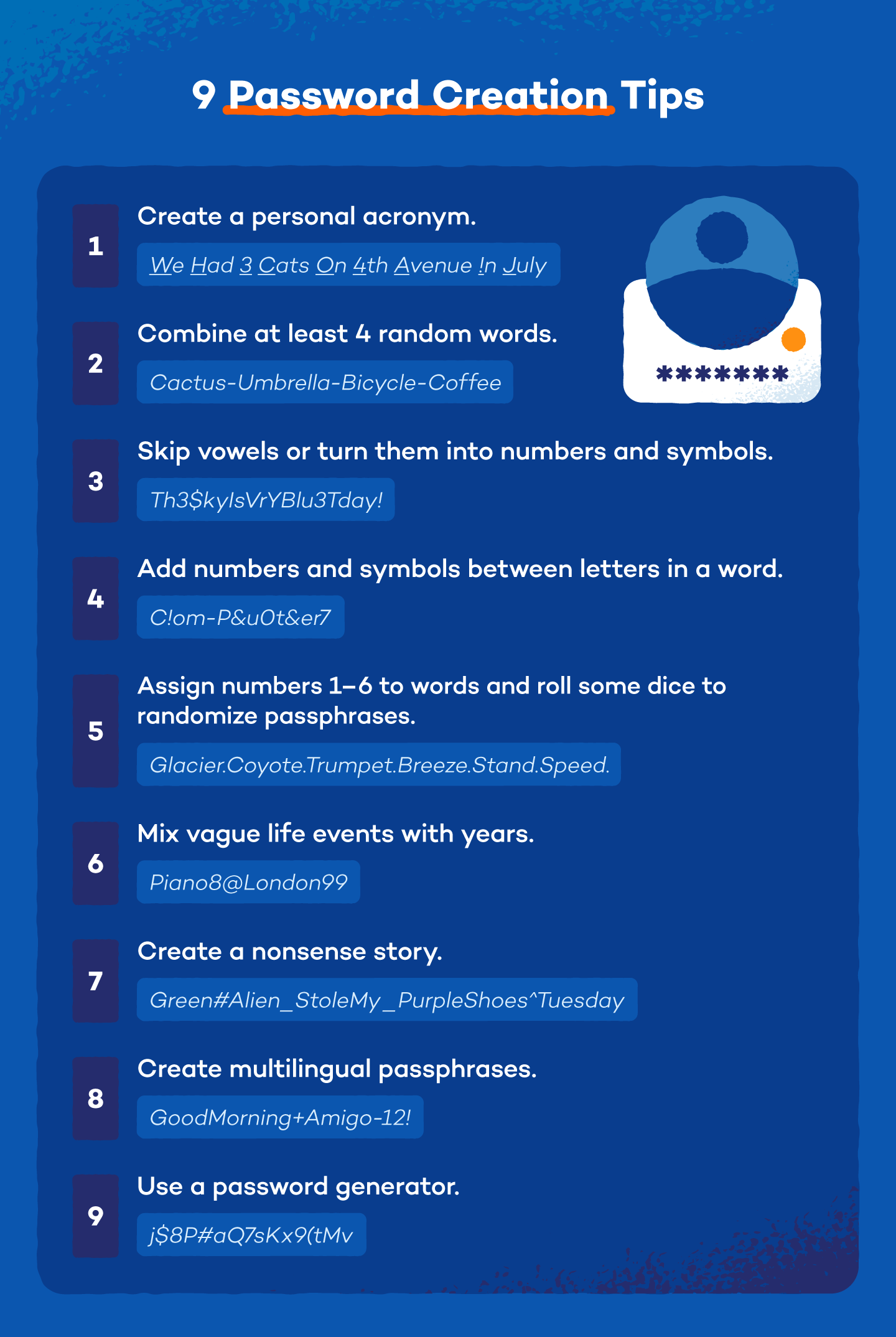 9 tips for how to create secure, easy-to-remember passwords