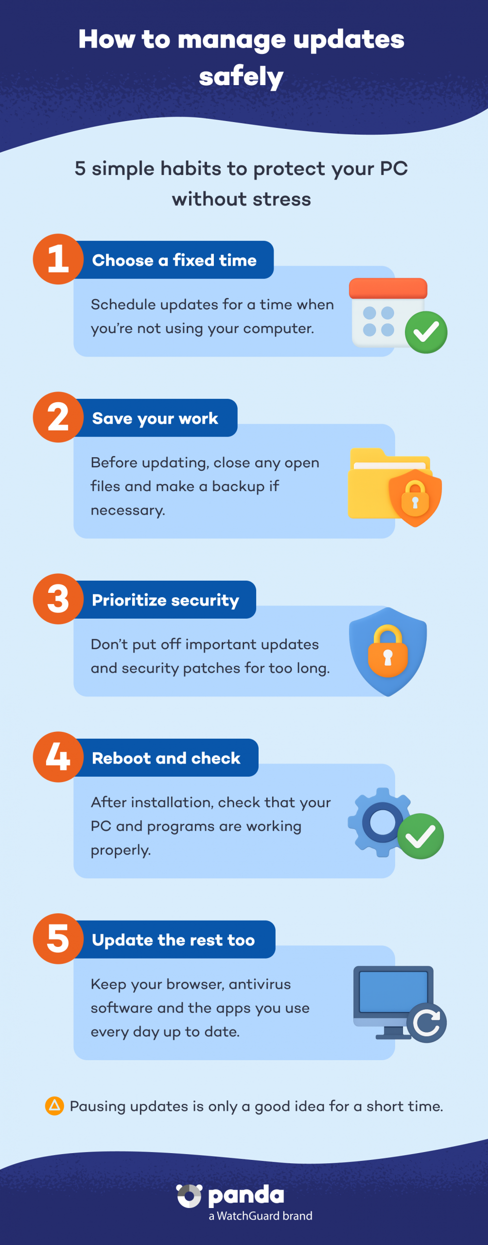 How to manage updates safely