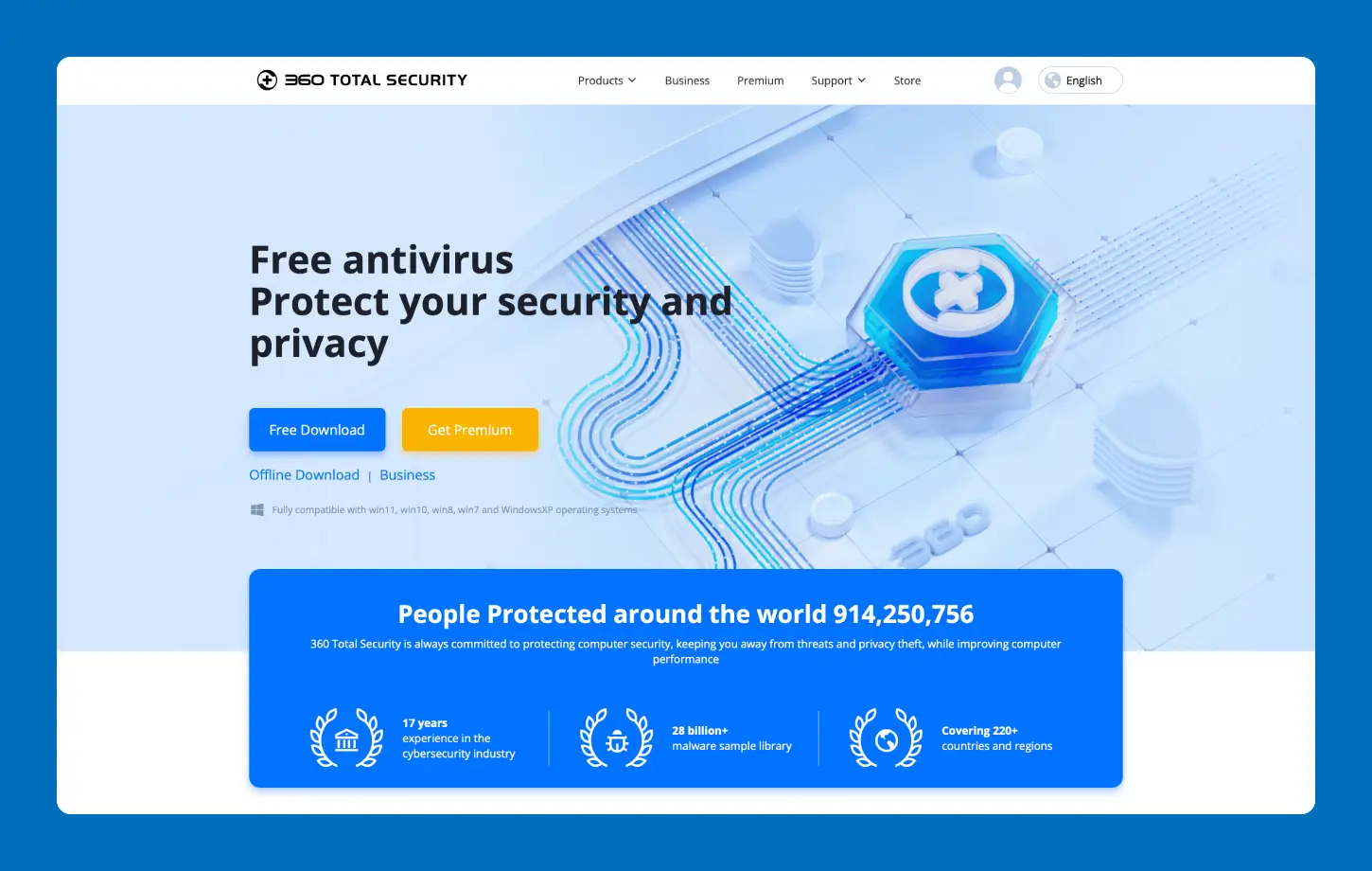 The 360 Total Security software.