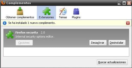W32SpybotAKBworm_im4 Extensión maliciosa de Firefox