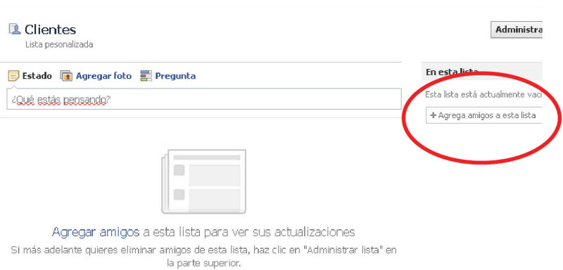 Configuración de privacidad en Facebook: Añadir amigos