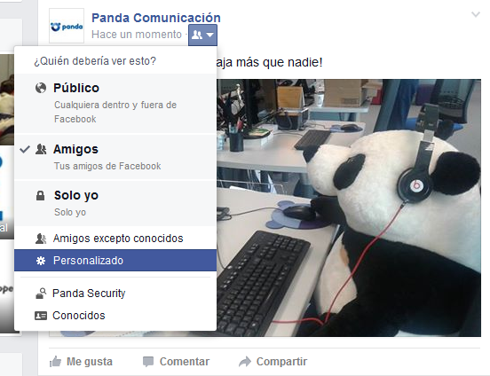 Privacidad fotografias Facebook