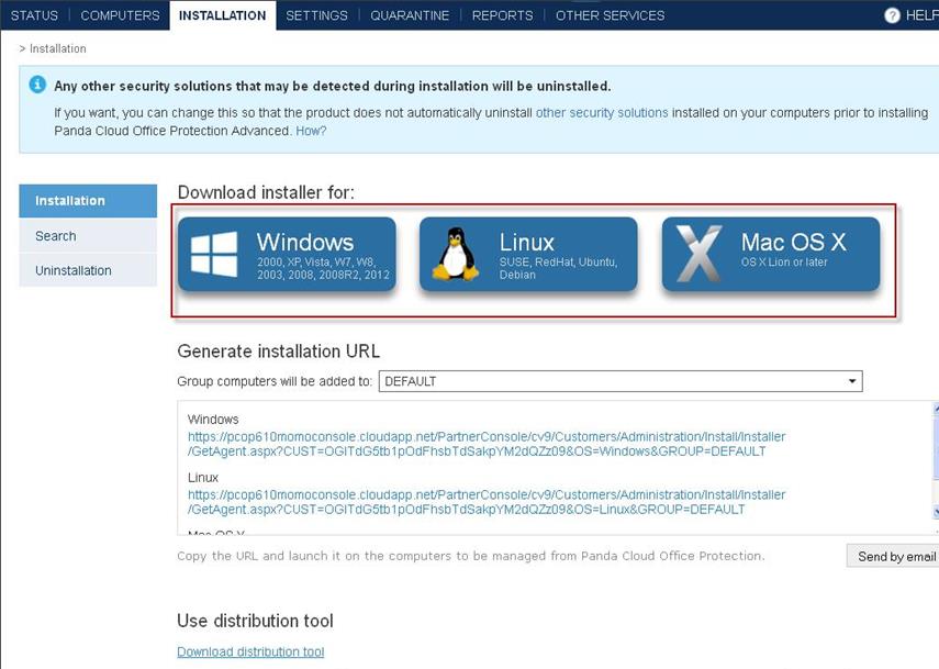-	Además de Windows y Linux, a partir de ahora la nueva versión 6.8 de Panda Cloud Office Protection (PCOP) soportará también equipos y servidores MAC en el entorno de empresa