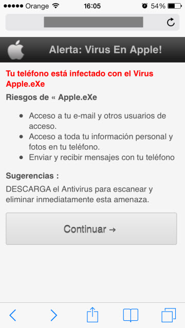 virus en apple 