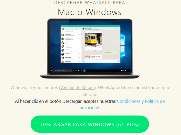 Cómo instalar WhatsApp en tu ordenador Windows