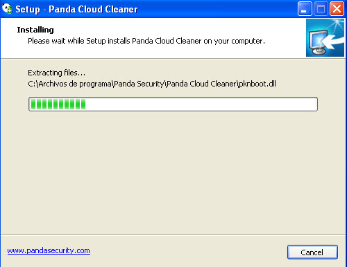 Panda Cloud Cleaner-copia de ficheros