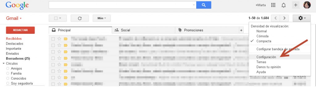 Privacidad Gmail