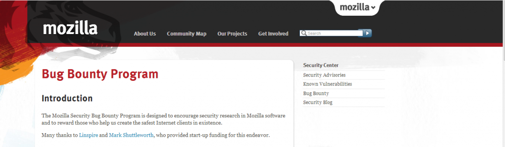 mozilla bounty program