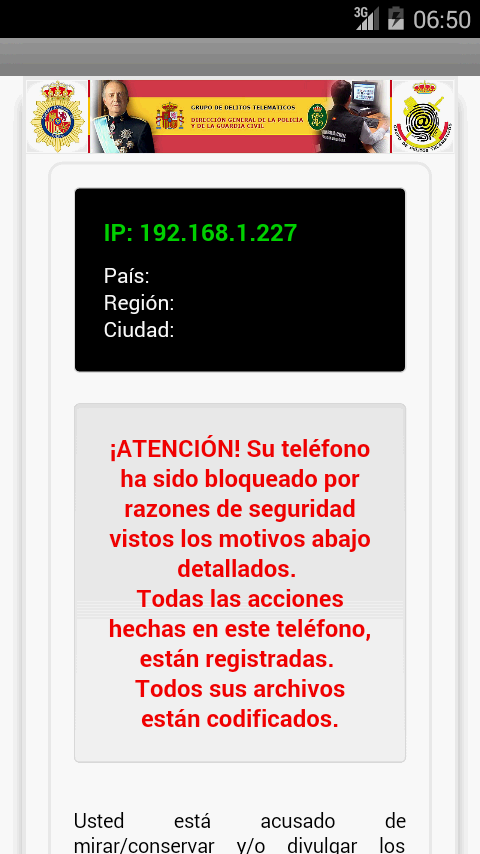 virus policia android