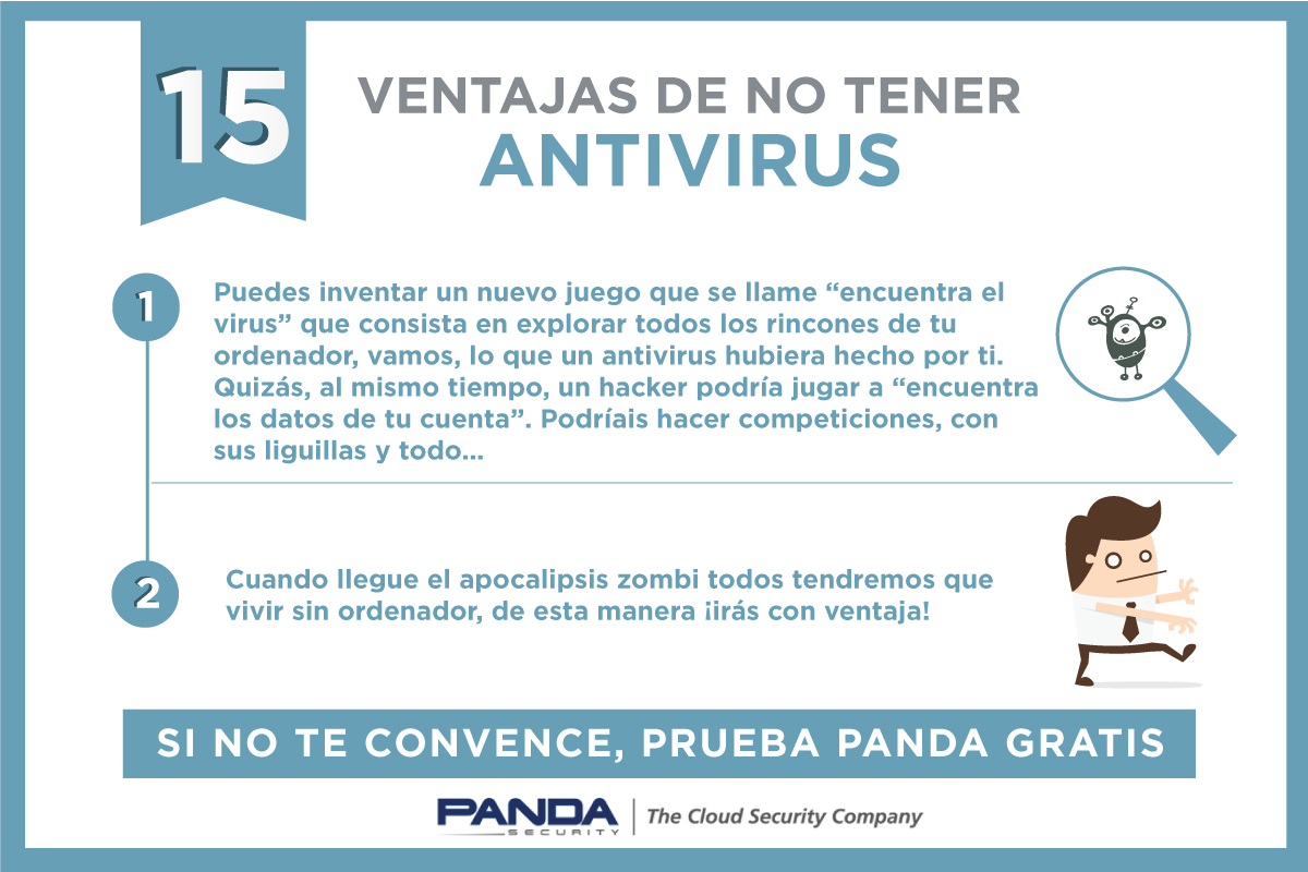 15 ventajas no tener antivirus