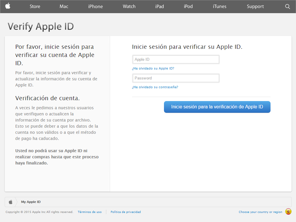 phishing apple email