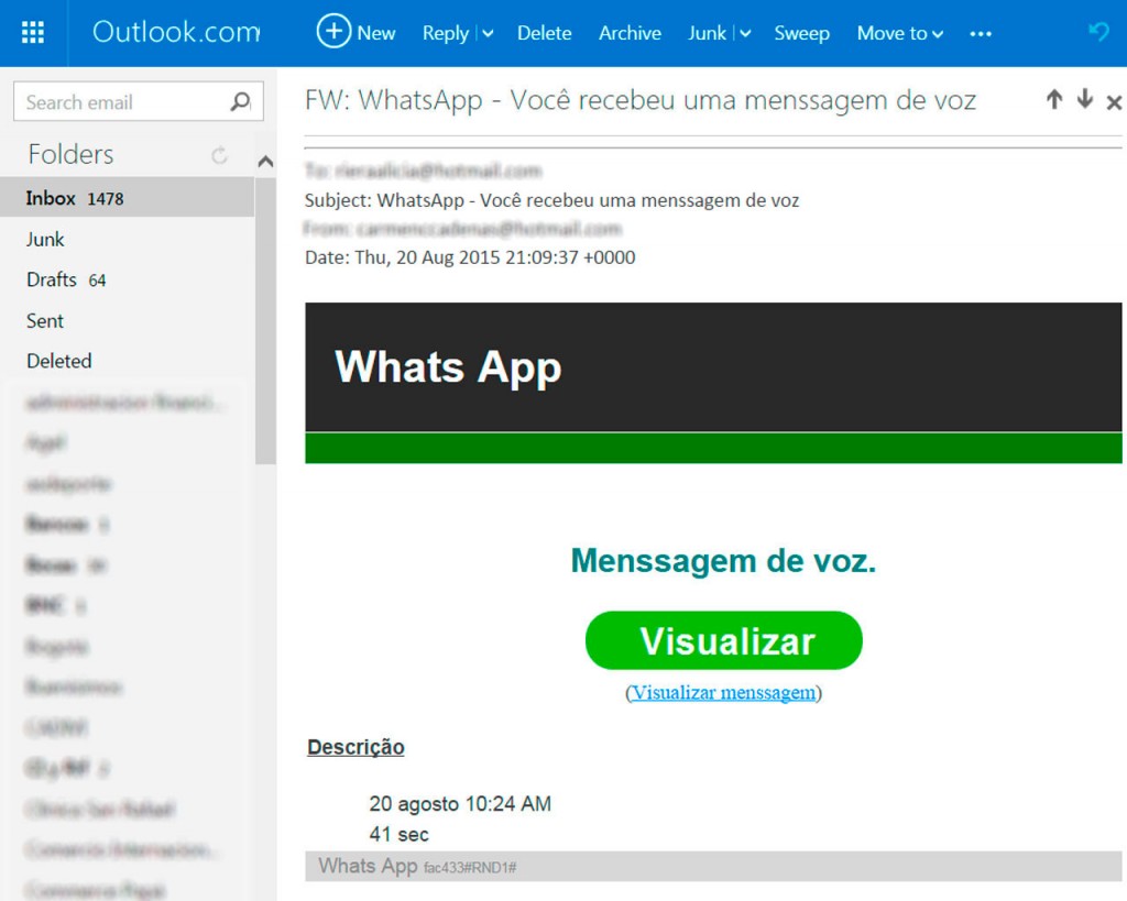 whatsapp virus