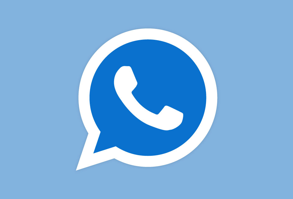 whatsapp azul